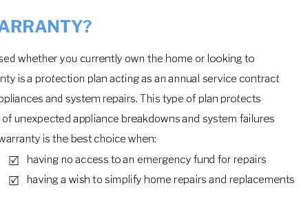 home owner warranty insurance